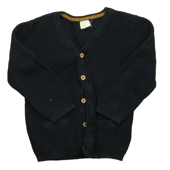 H&M Boys Navy Cardigan size: 18-24 Months - Picture 1 of 1